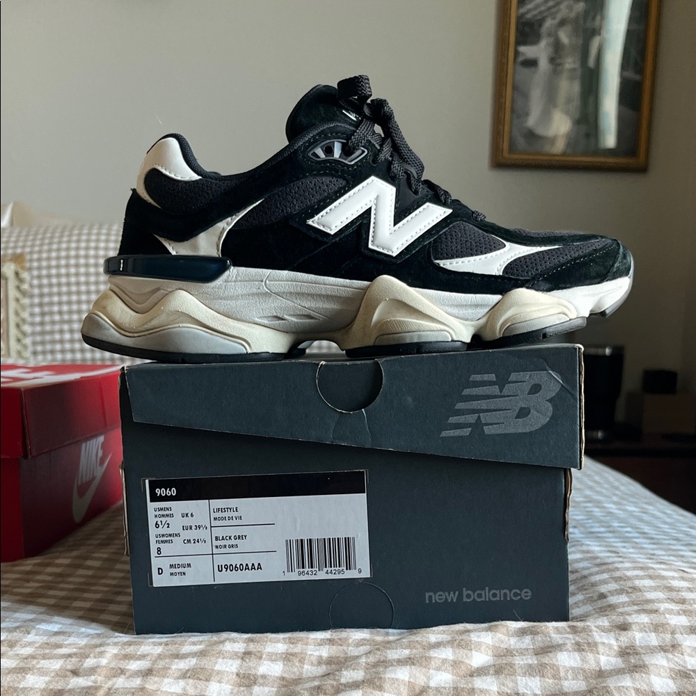 New Balance Black and White Lifestyle Sneakers